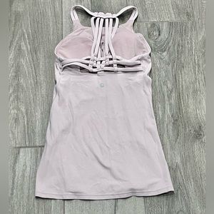 Lululemon  ballerina pink Nulu strappy tank- 2